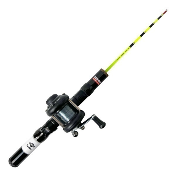 BEGINS WAKASAGI SET【全長38.5cmのワカサギ竿とナイロンライン付き小型両軸リールのセット/ワカサギ釣り入門】(40)